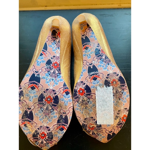 Irregular Choice Pink Gold Kitten Heel Size 38 - Picture 4 of 5